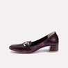 marinda maroon fancy court shoes for mens