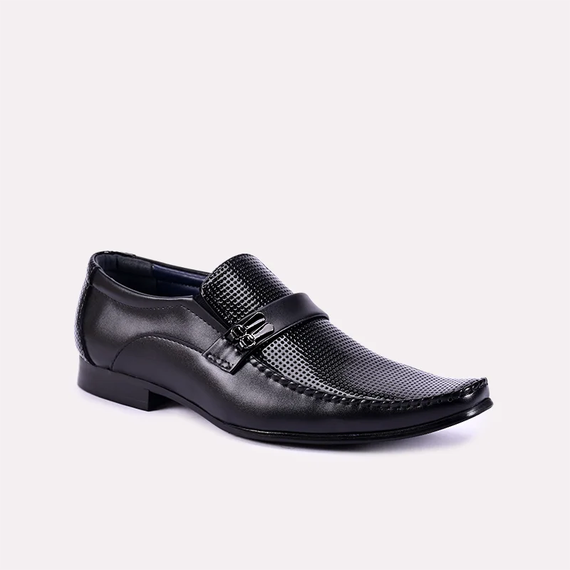 maverick black classic dress shoes