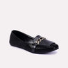 mavis black casual pumps