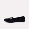 mavis black casual pumps for women