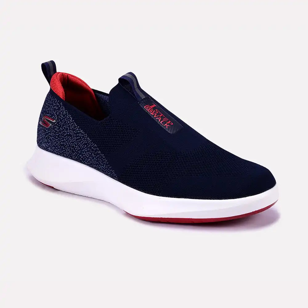 max men blue slip on sneakers