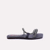 meadow womens gray fancy flats