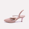 meliora peach bridal pumps for women