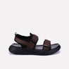 michael men brown sport sandals