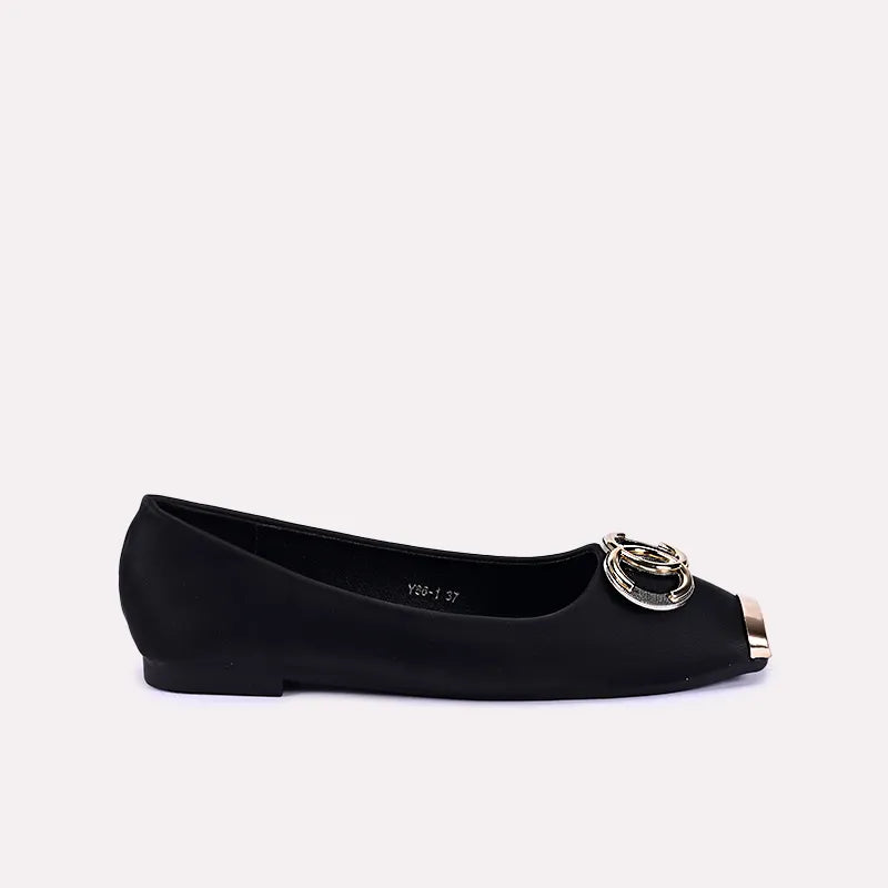 miranda women black casual pumps