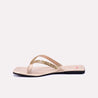 moreton gold fancy thong slippers for womens