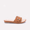 Womens Mustard Casual Slippers