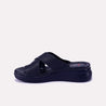 nadia blue thick sole slippers for women