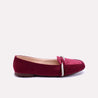 nella womens maroon fancy pumps