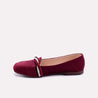 nella maroon fancy pumps for women