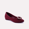 nifty maroon fancy pumps