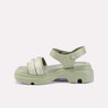 nina green chunky comfy sandals for women