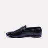 noble black slip on dress shoes for men