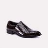 noble brown glossy dress shoes