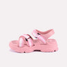 nola pink chunky sandals for women