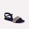 nova blue fancy sandals