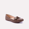 oasis brown casual pumps