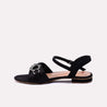 octavia black fancy sandals for women