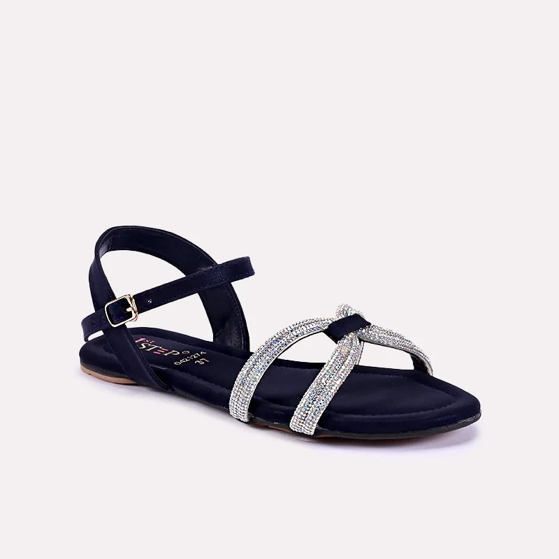 odessa blue fancy sandals