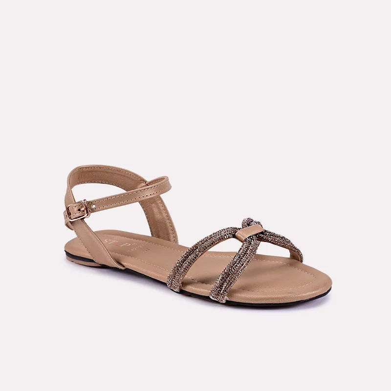 odessa gold fancy sandals