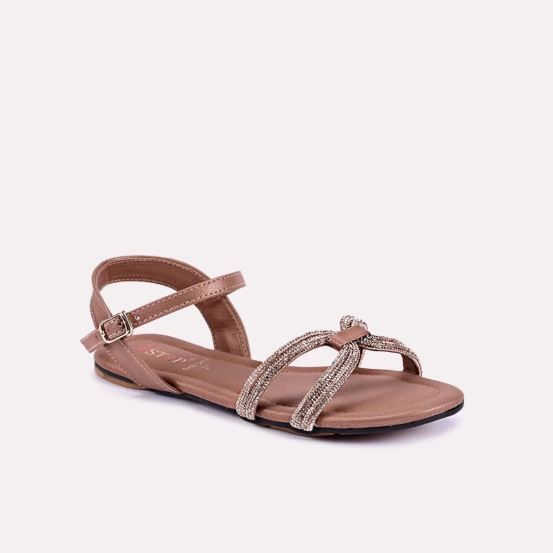 odessa peach fancy sandals