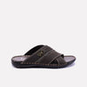 odin mens brown casual slippers