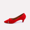 orla red fancy court shoes for mens