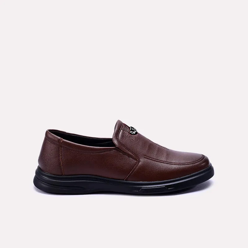 oswin mens brown dress loafers