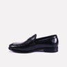 parker black glossy dress shoes for men