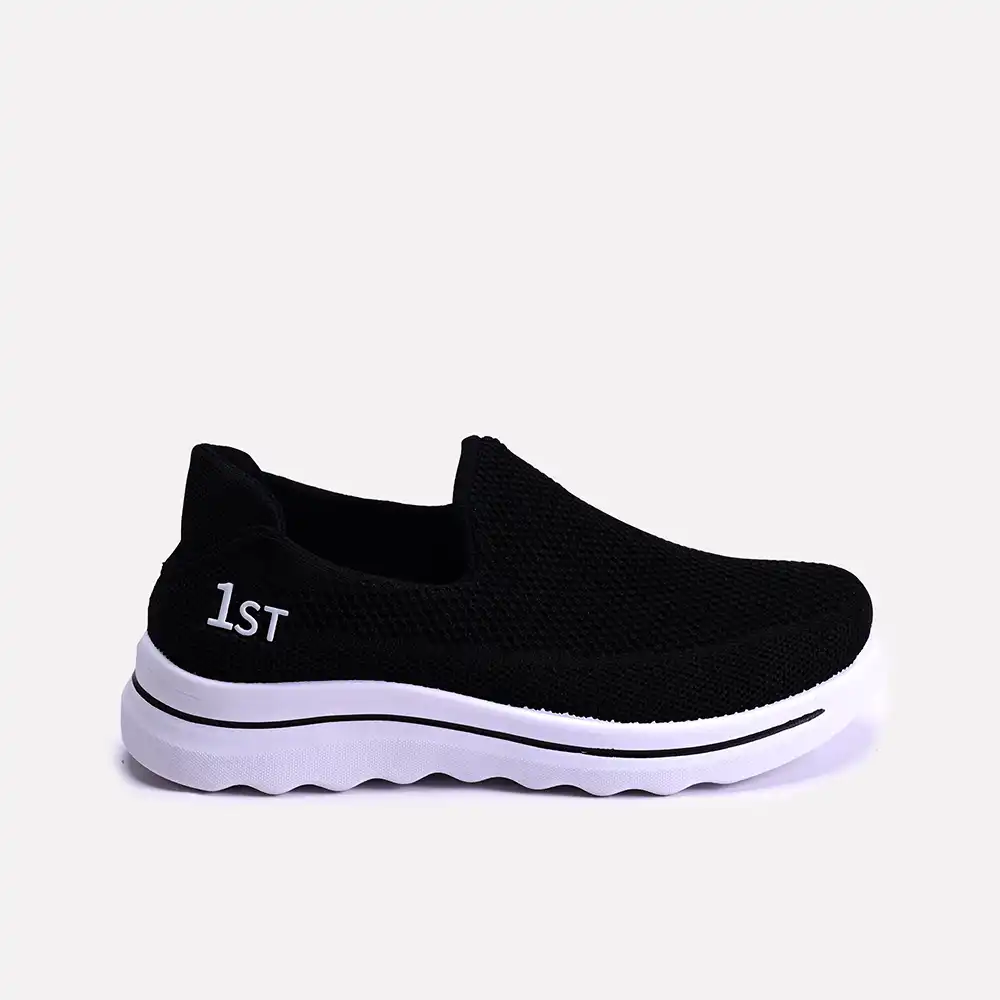 penelope black women slip on sneakers