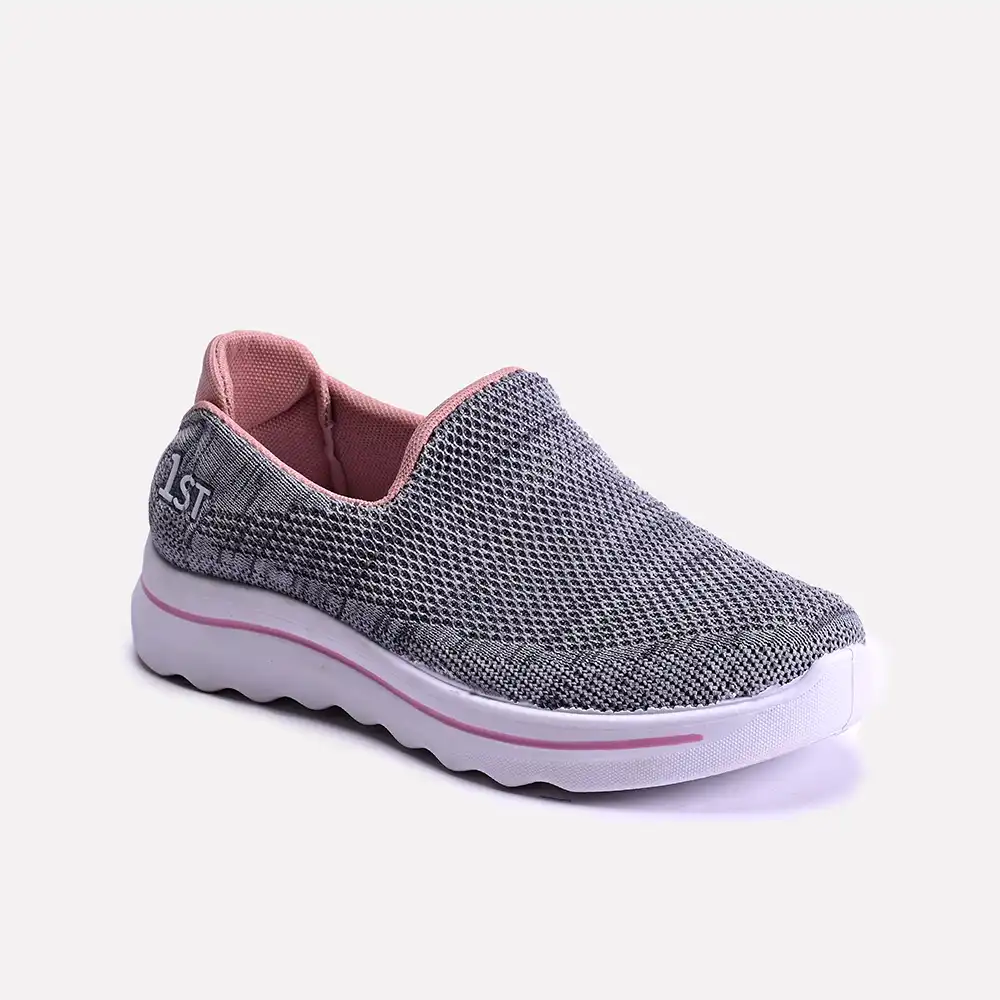 penelope gray slip on sneakers