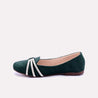 petal sea green fancy pumps for women