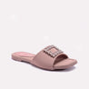 Pink Fancy Flat Slippers