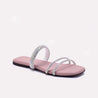 Pink Fancy Flat Slippers