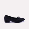 poise womens black fancy pumps