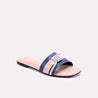 portia peach flat fancy slippers