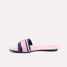 portia peach flat fancy slippers for women