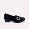 priscilla womens black casual court shoes