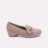 priscilla womens light brown casual court shoes