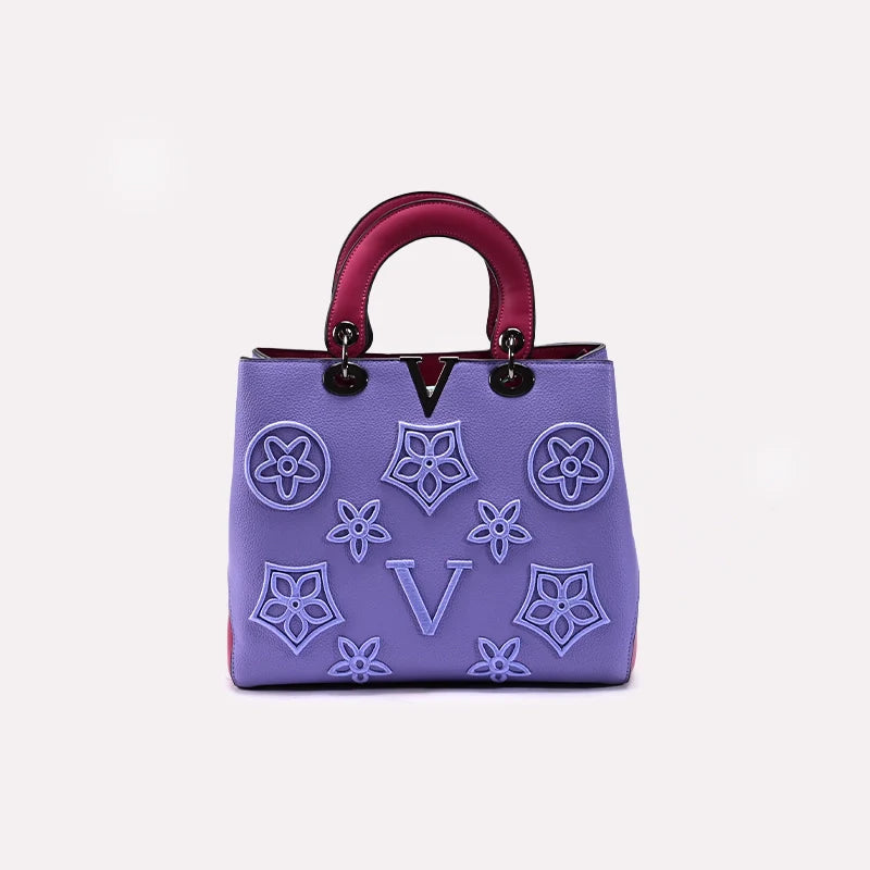Purple Ladies Shoulder Bags