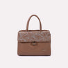 quinby brown casual hand bags