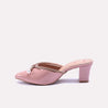 radiant peach fancy pumps for womens