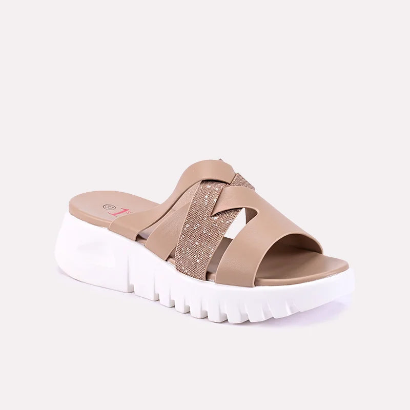 rae light brown comfy slippers