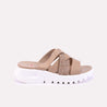 rae women light brown comfy slippers