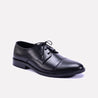 raider black derby cap toe shoes