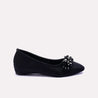 rave womens black fancy pumps