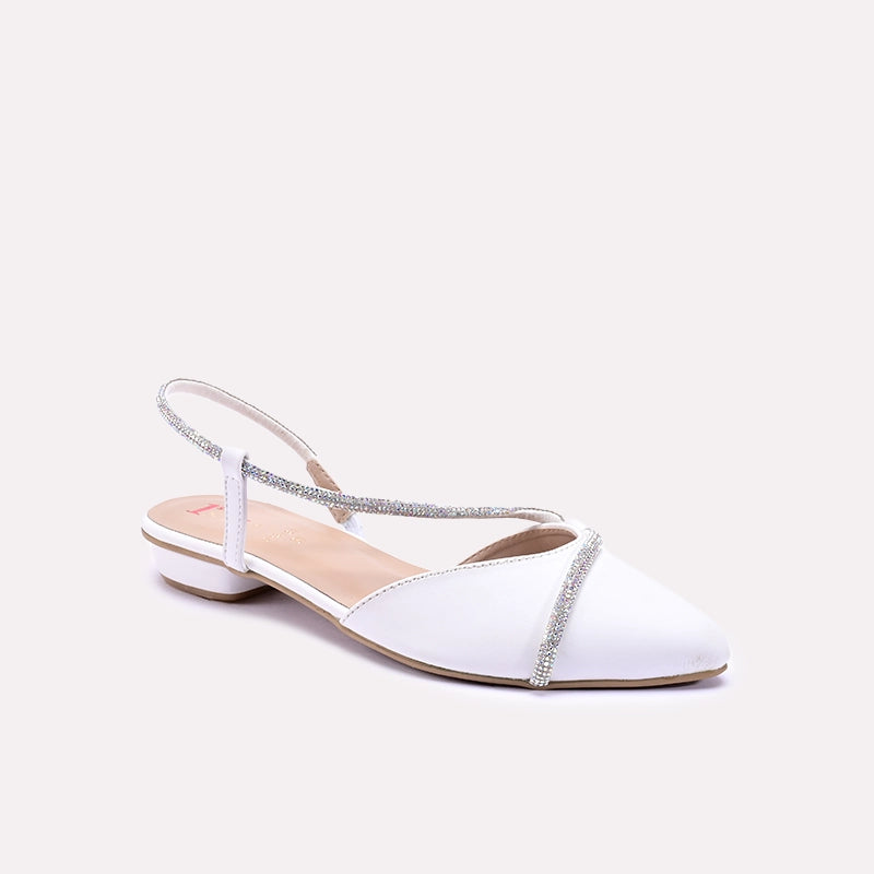 ravenna white fancy pumps