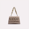 rena gold clutch front