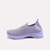 Rivka Gray Slip On Sneakers for women