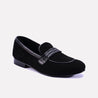 rogue black formal velvet loafers